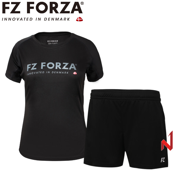 포르자 세트의류 반팔티 + 반바지블린글레이 302565-96+레일라 302419-96 여성