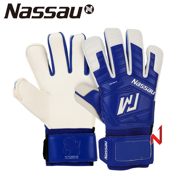 낫소 골키퍼장갑 GK 이운재 퍼펙트 블루 8호~10호 NWGP-B