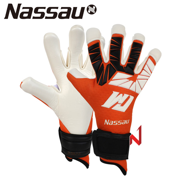 낫소 골키퍼장갑 GK 이운재 엘리트 컨택트 오렌지 6호~10호 NWGE-O