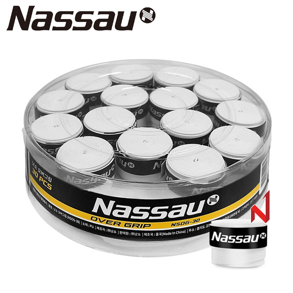 낫소 그립 오버그립 NSOG-30 30PK WH