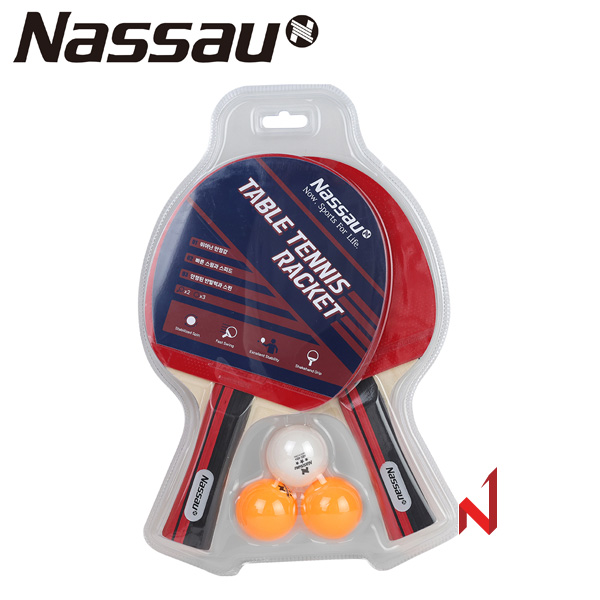 낫소 탁구라켓세트 NXTT-ER145 (라켓2개,탁구공3개)