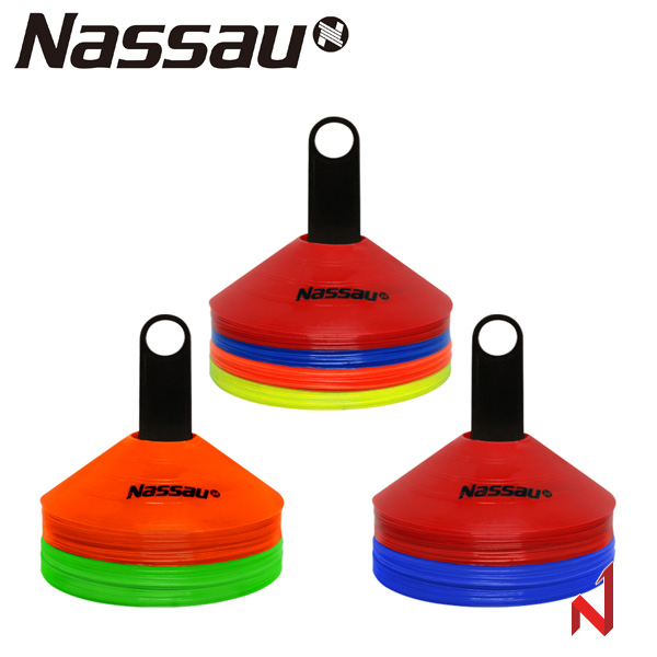 낫소 접시콘 세트 40개입 NZTEC-001 3색상