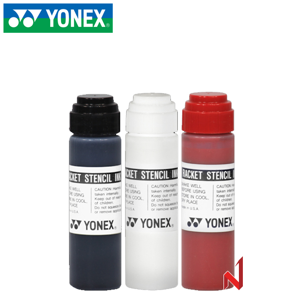 요넥스 라켓용품 스텐실 잉크 유성 AC414 WH, BK, RD