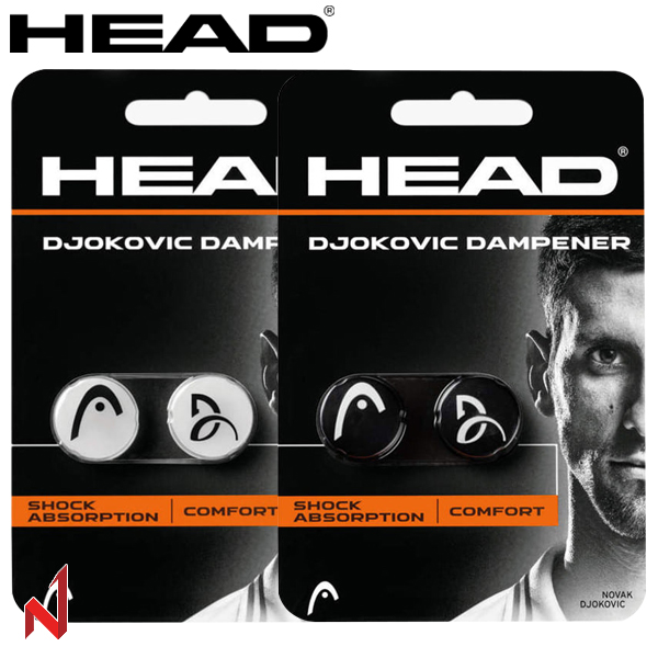 헤드 라켓댐프너 조코비치 285704 2PK WH/BK