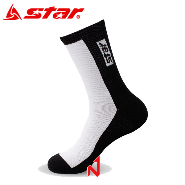 스타 스포츠양말 장목TO511화이트/블랙