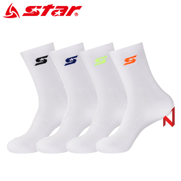 스타 스포츠양말 장목 TO520 BK/BL/N.GR/N.OR
