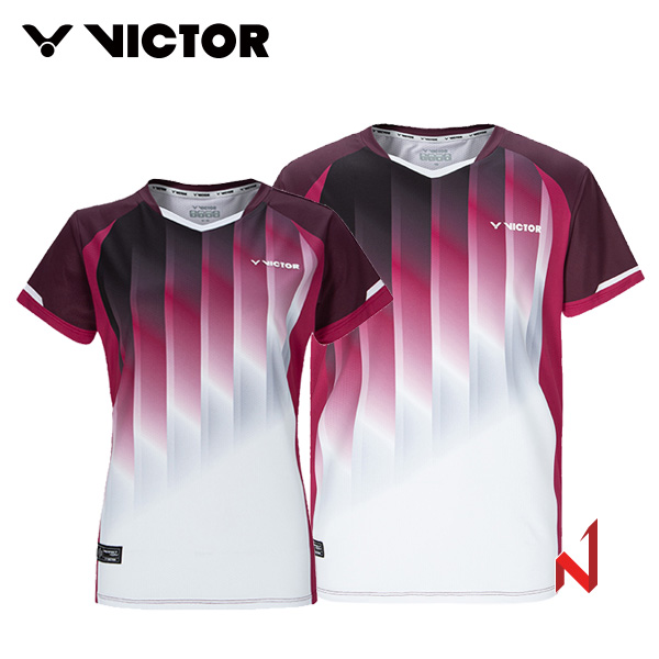 2025FW 빅터 반팔티 NOBLE GRADIENT VT25CGW029M/VT25CGW029F 남성/여성