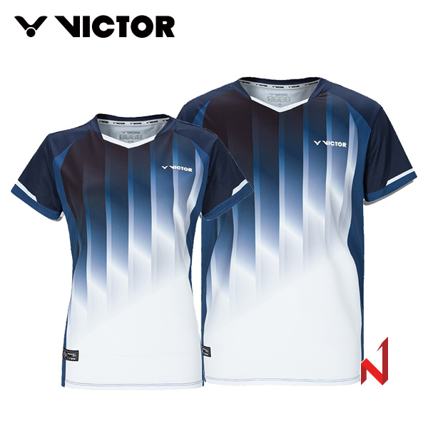 2025FW 빅터 반팔티 NOBLE GRADIENT VT25CGW030M/VT25CGW030F 남성/여성