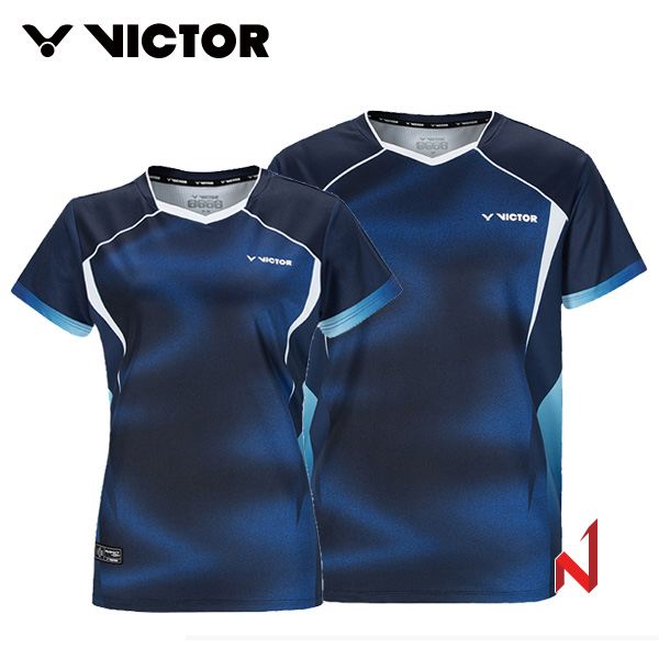 2025FW 빅터 반팔티 WAVE TONE VT25CGW031M/VT25CGW031F 남성/여성