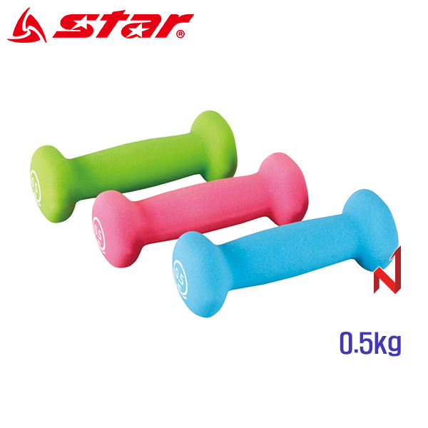 스타 피트니스 아령 네오프렌 ER320 0.5kg 3색상