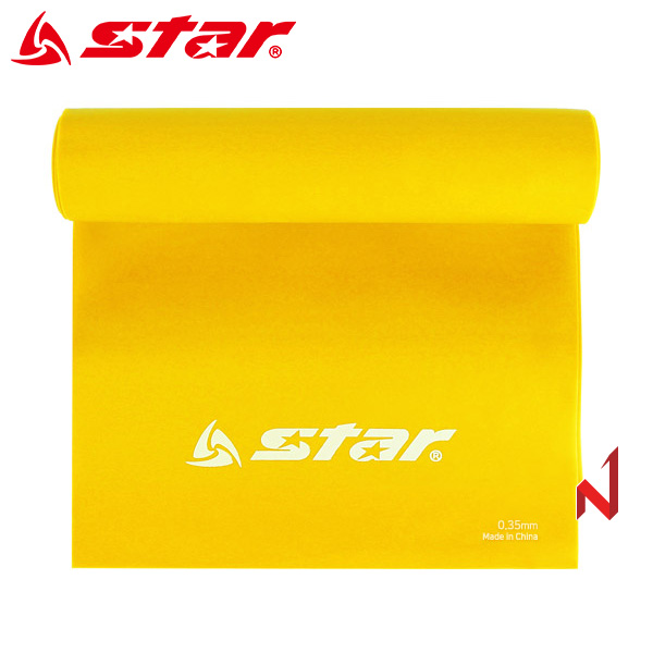 스타 피트니스용품 TPE 밴드 EU564 3단계 옐로우