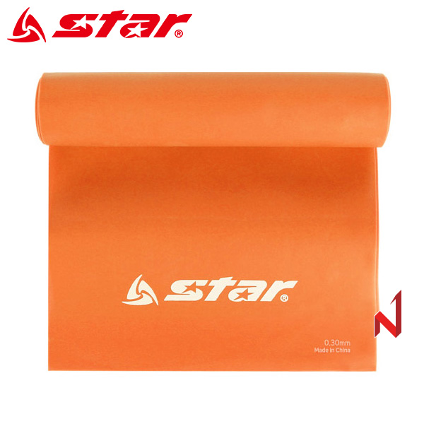 스타 피트니스용품 TPE 밴드 EU564 2단계 오렌지