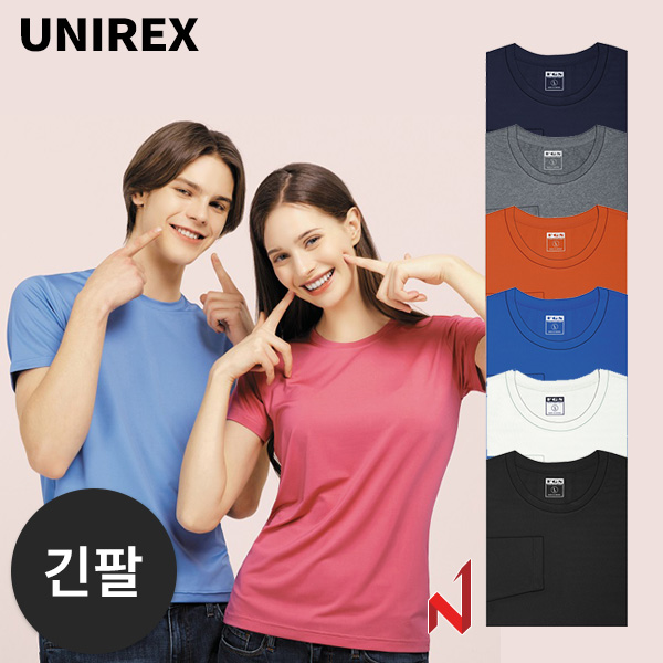 유니렉스 긴팔티 스판덱스 라운드 공용