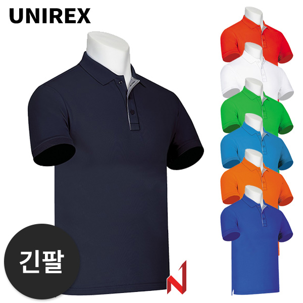 유니렉스 긴팔티 멀티연사 체크배색 공용