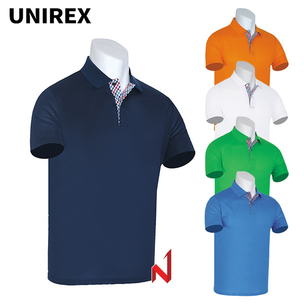 유니렉스 반팔티 체크 베이직 공용