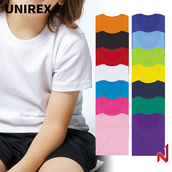 유니렉스 반팔티 20수 코마 라운드 주니어