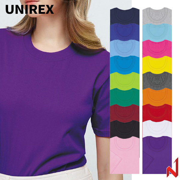 유니렉스 반팔티 30수 코마 라운드 공용