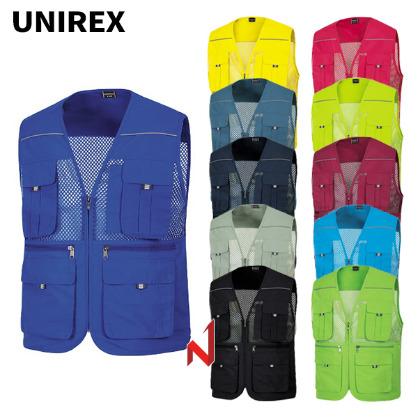 유니렉스 조끼 왕망사 공용