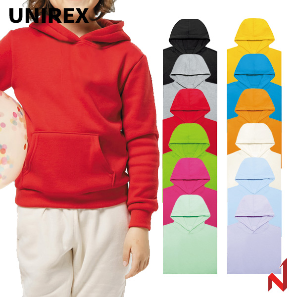 유니렉스 긴팔티 특양면 후드 주니어