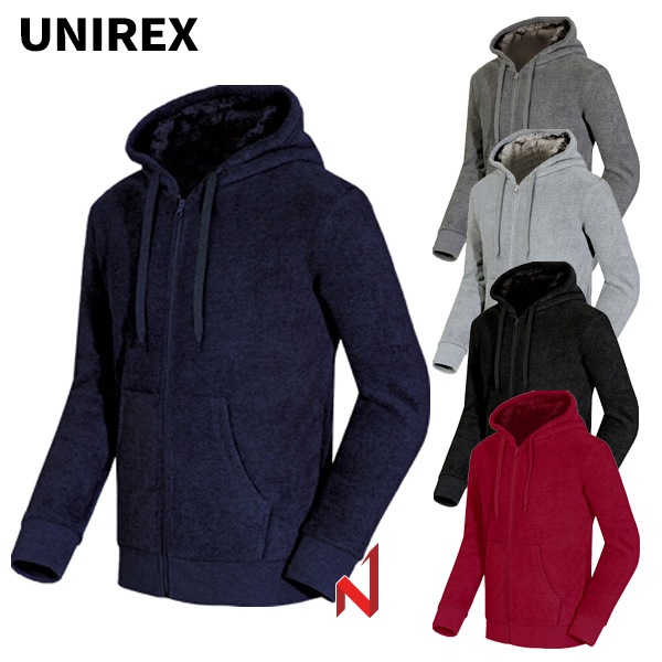 유니렉스 자켓 폴라폴리스 본딩 후드집업 공용 (안감털)