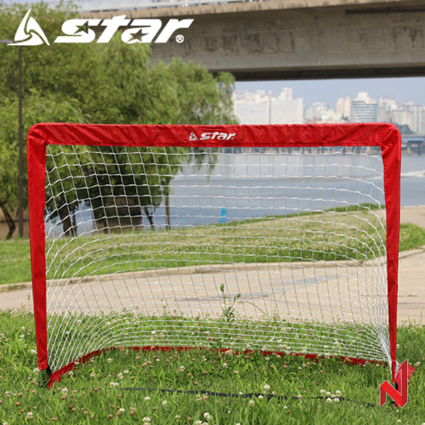 스타 축구용품 팝업 골대 (직사각) SN975 120x90 레드