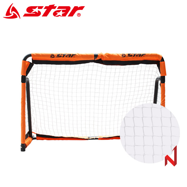 스타 축구용품 접이식 골대 네트 120x80 SN942-11N 오렌지 (네트만)