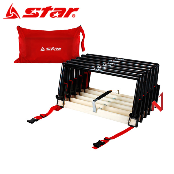 스타 축구용품 허들 사다리(조절형) SA360 6개입