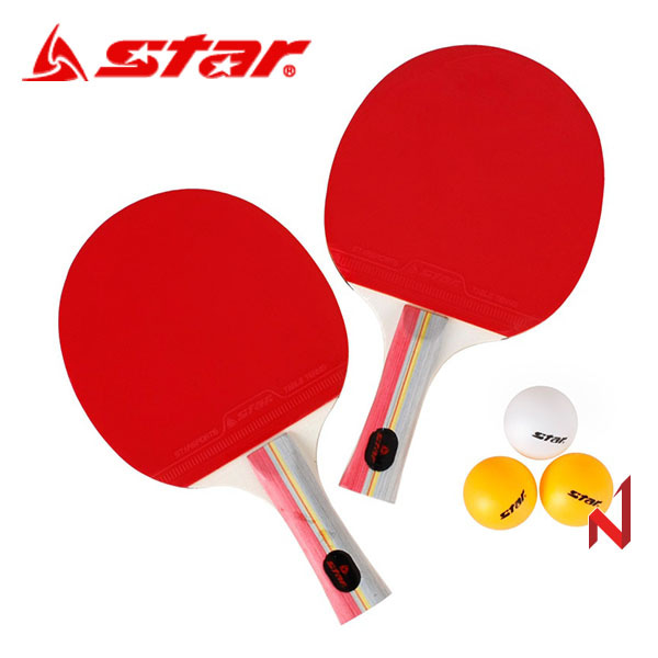 스타 탁구용품 탁구라켓 세트(쉐이크형) GR200S