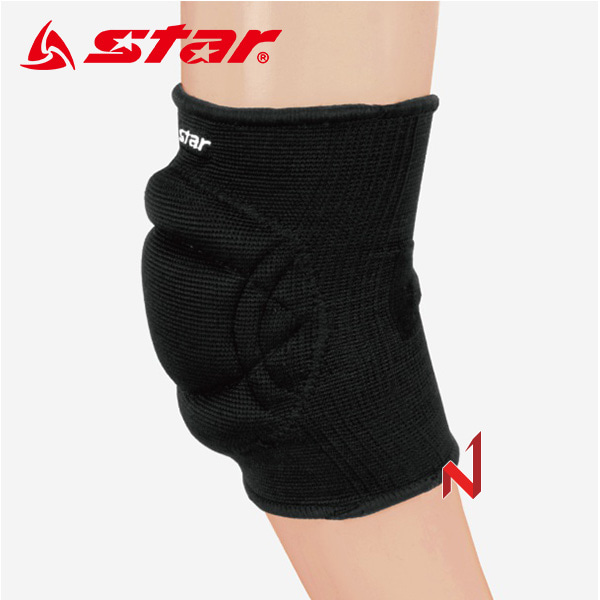 스타 보호대 쿠션 팔꿈치보호대 XD521W-03 블랙 2개입