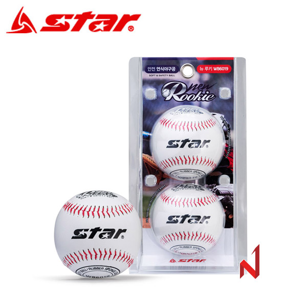 스타 야구용품 안전야구공 뉴 루키 WB6019