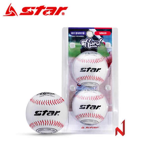 스타 야구용품 홍큐 경식야구공 WB6229