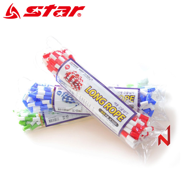 스타 김수열 긴줄넘기(색동) LR-1020 굵은구슬