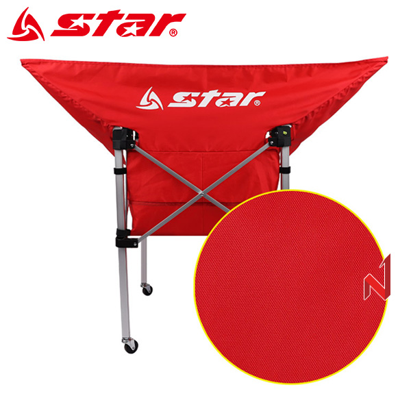 스타 배구용품 멀티 Y형 볼카트 레드 (천) XZ500-04C