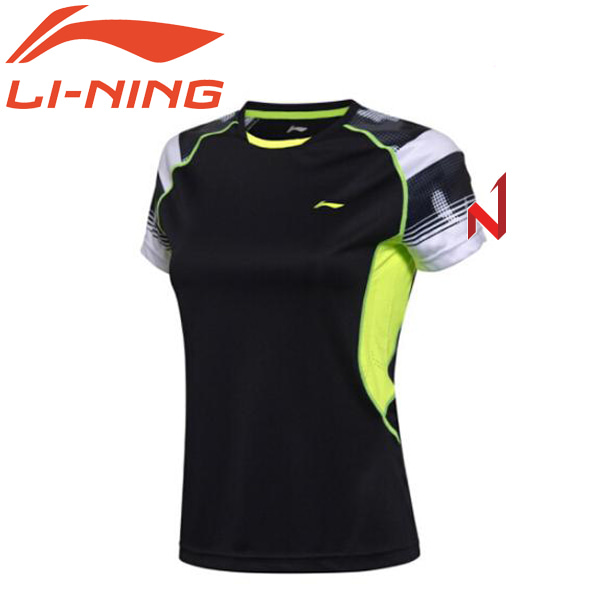 ◆온라인 창고대방출◆리닝 반팔티 국가대표 티셔츠 AAYM014-2 블랙 여성