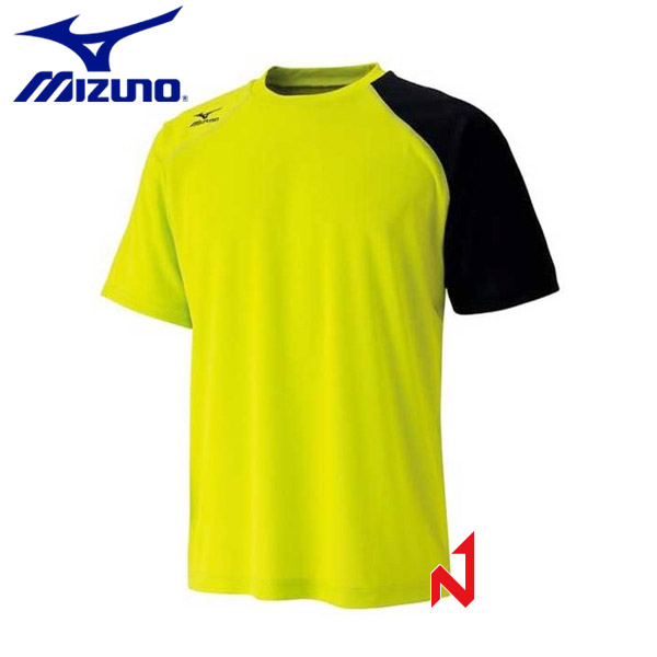 ◆온라인 창고대방출◆미즈노 기획반팔티 뉴 스매쉬04 62JA607037 공용 LI/BK