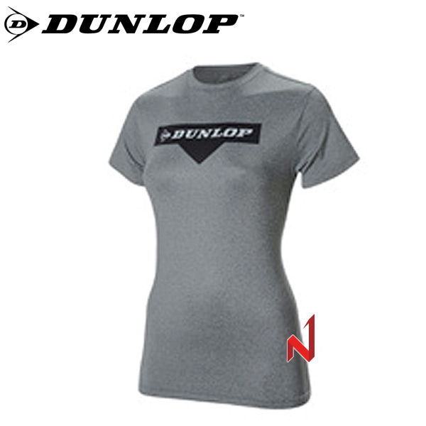 ◆온라인 창고대방출◆던롭 반팔티 유니섹스 DSWST1G5-8 GY 여성