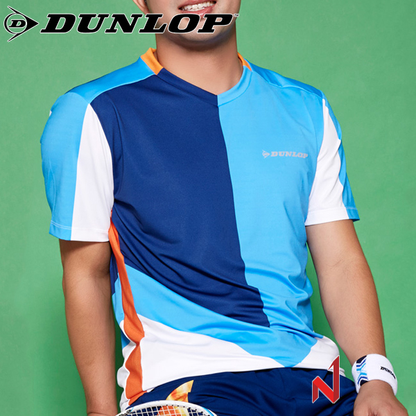 ◆온라인 창고대방출◆던롭 반팔티 프로 엘리트 DSWGT2O1-4 BL/OR 남성