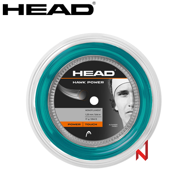 헤드 테니스스트링 호크 파워 16/17 281032 1.30/1.25mm 200m PT 원형