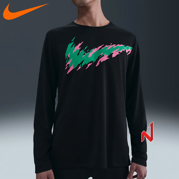 2025나이키 긴팔티 드라이 핏 UV 마일러 HV2661-010 남성