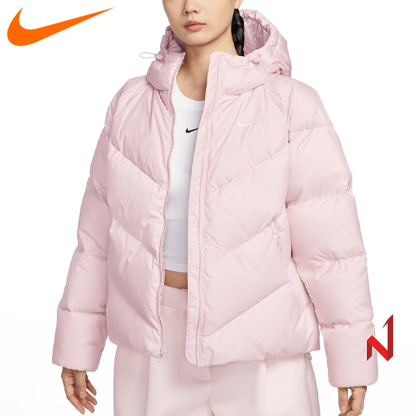 2025나이키 패딩 후드 윈드푸퍼 스톰 핏 루즈 다운 패딩 HV5236-667 여성