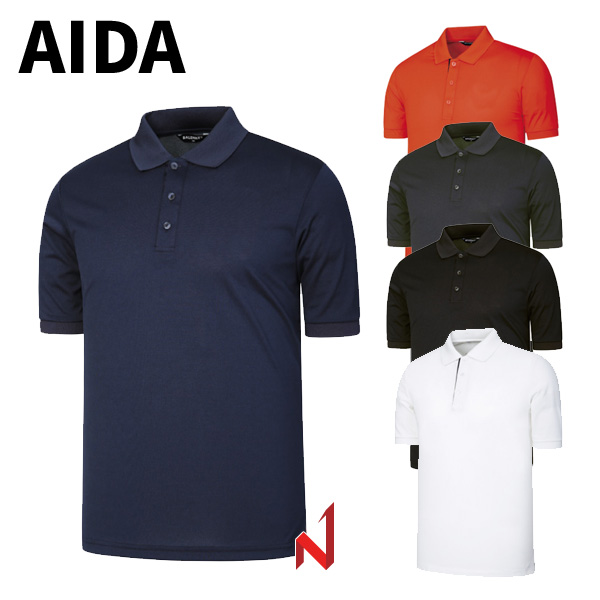 AIDA 반팔티 PK 삼색 테잎 포인트 AME2T03 5색상 공용