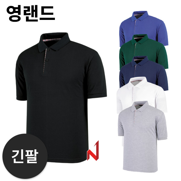 영랜드 긴팔티 30수 P.K.G 체크 마이 YT23 6색상 공용