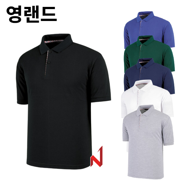 영랜드 반팔티 30수 P.K.G 체크 마이 YT23 6색상 공용
