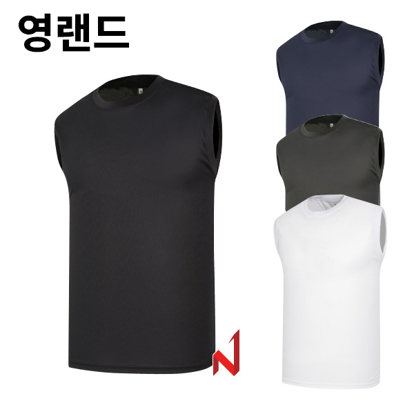 영랜드 민소매 에어로쿨 후렌치 YT30 4색상 공용