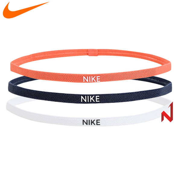 나이키 헤어밴드 포니테일 엘라스틱 AC9641-873 3PK