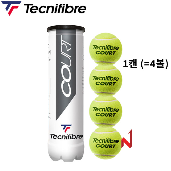 테크니화이버 테니스공 코트 1캔=4볼