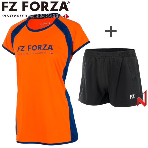 FZ 포르자 세트의류 틸리 티 OR(302051-0380) + 메시나쇼츠(301956-96) 여성