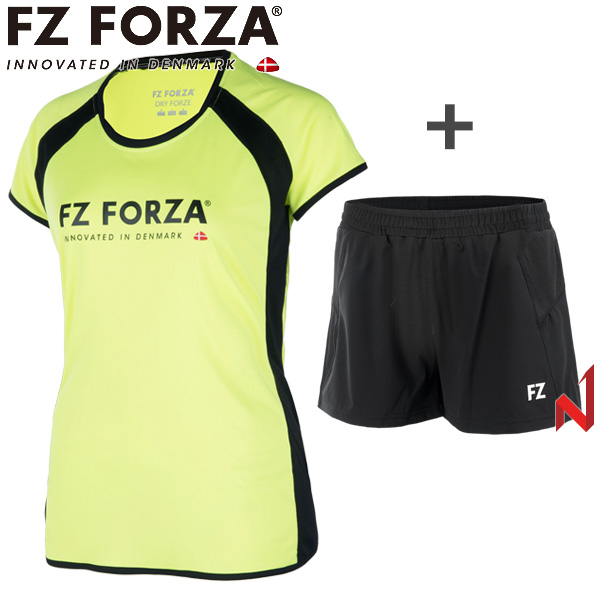 FZ 포르자 세트의류 틸리 티 YL(302051-0385) + 메시나 쇼츠(301956-96) 여성