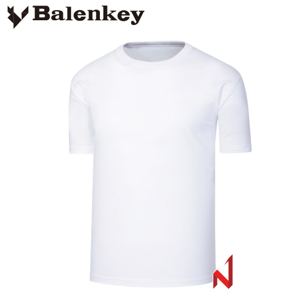 발렌키 반팔티 30수 라운드 YT07 백색 공용