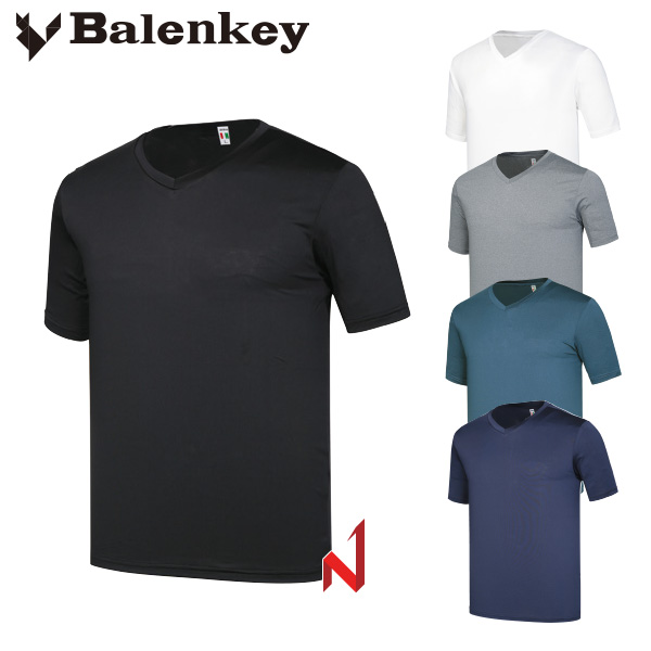 발렌키 반팔티 스판 브이넥 AT08 5색상 공용
